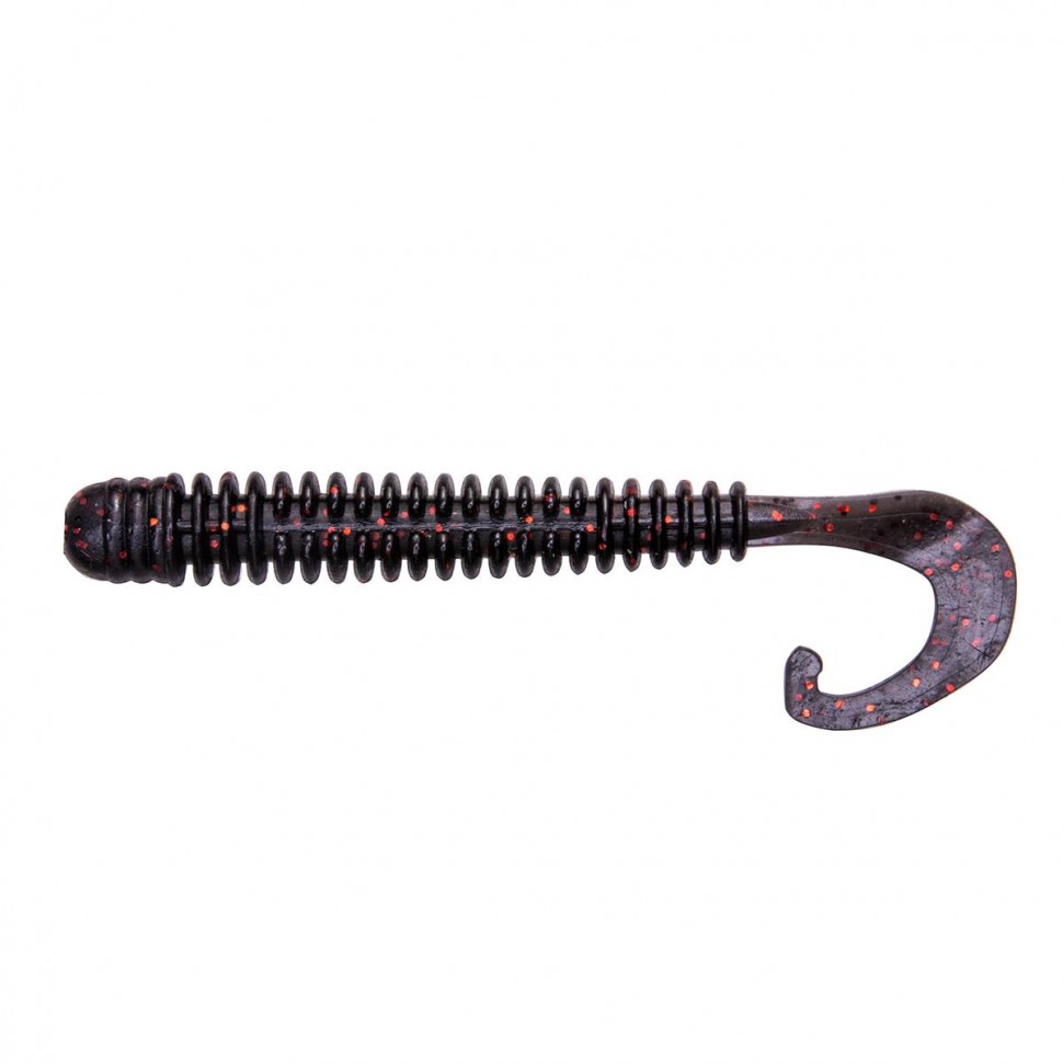 Твистер Helios Credo Long Body 2,95"/7,5 см, цвет Dark Star 12 шт HS-9-047 , 